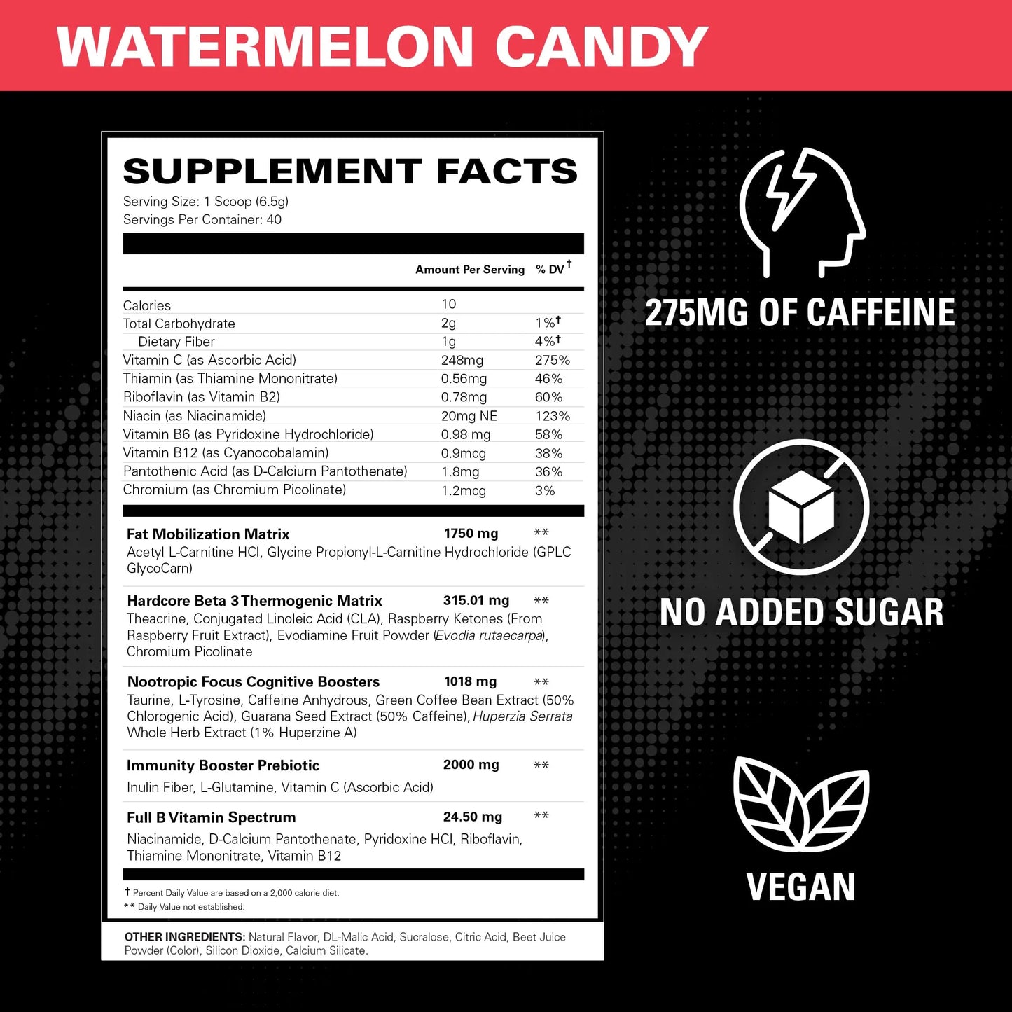 EHP Labs OxyShred Hardcore Thermogenic Shredder - Pre Workout Powder with L Glutamine EHP Labs