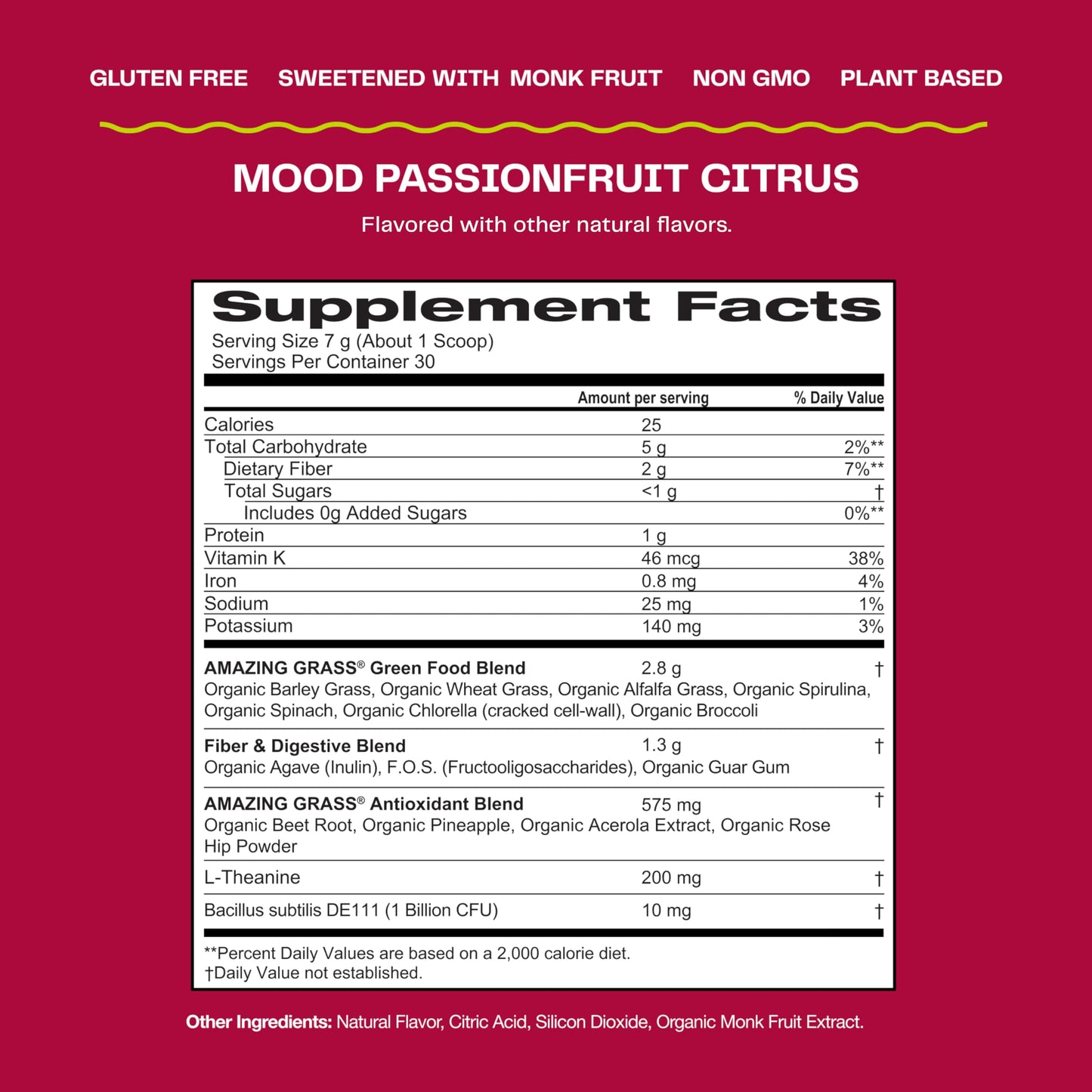 Amazing Grass Greens Blend Mood: Super Greens Powder Smoothie Mix for Mood, Relaxat Amazing GrassBuy Supplements Australia