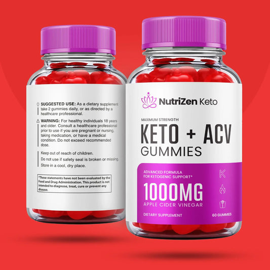 (5 Pack) Nutrizen Keto Acv Gummies - Official Formula - Nutrizen Keto + Acv Gummies Healthly