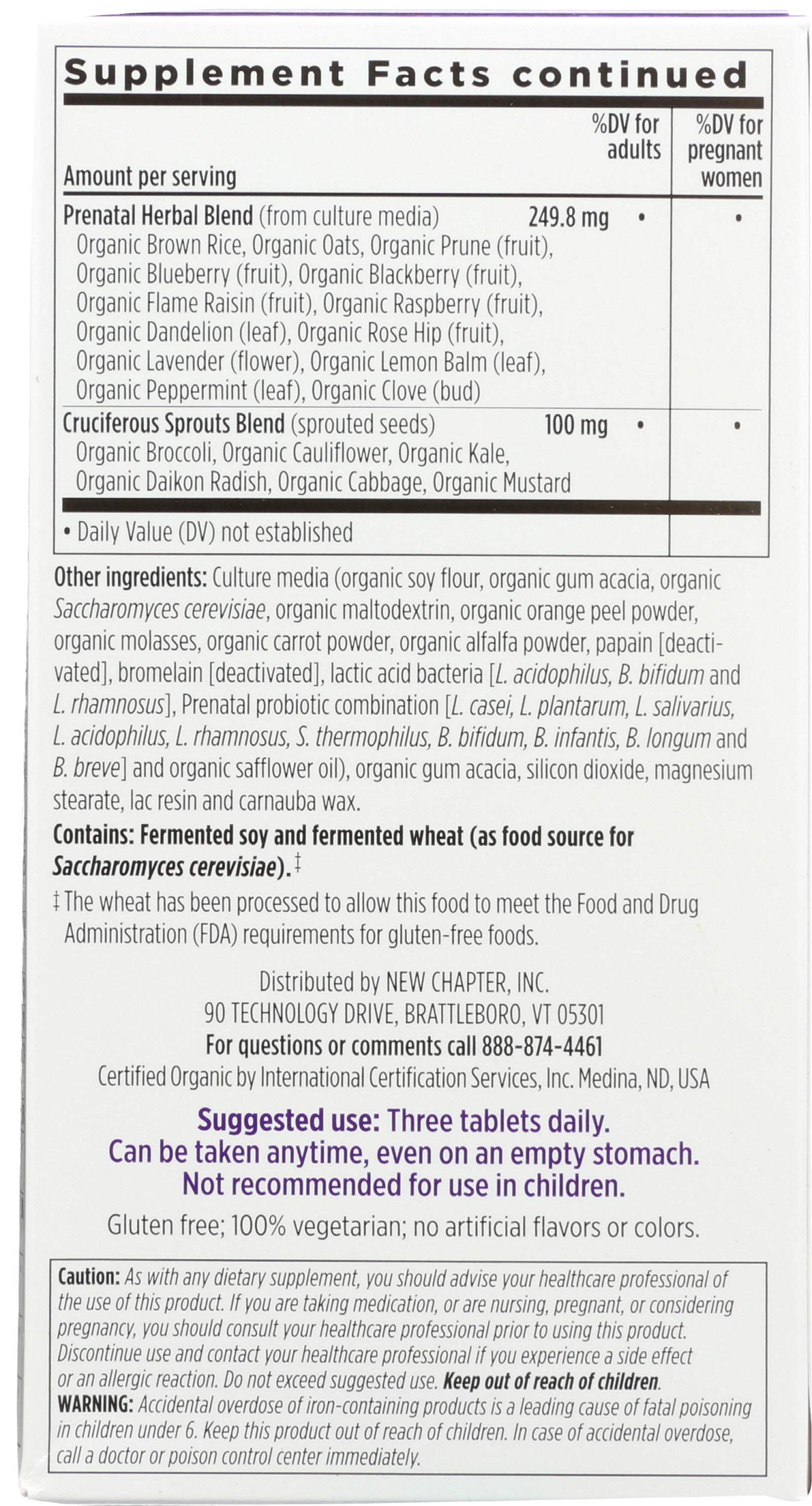 Nc Perfect Prenatal Trimester New Chapter