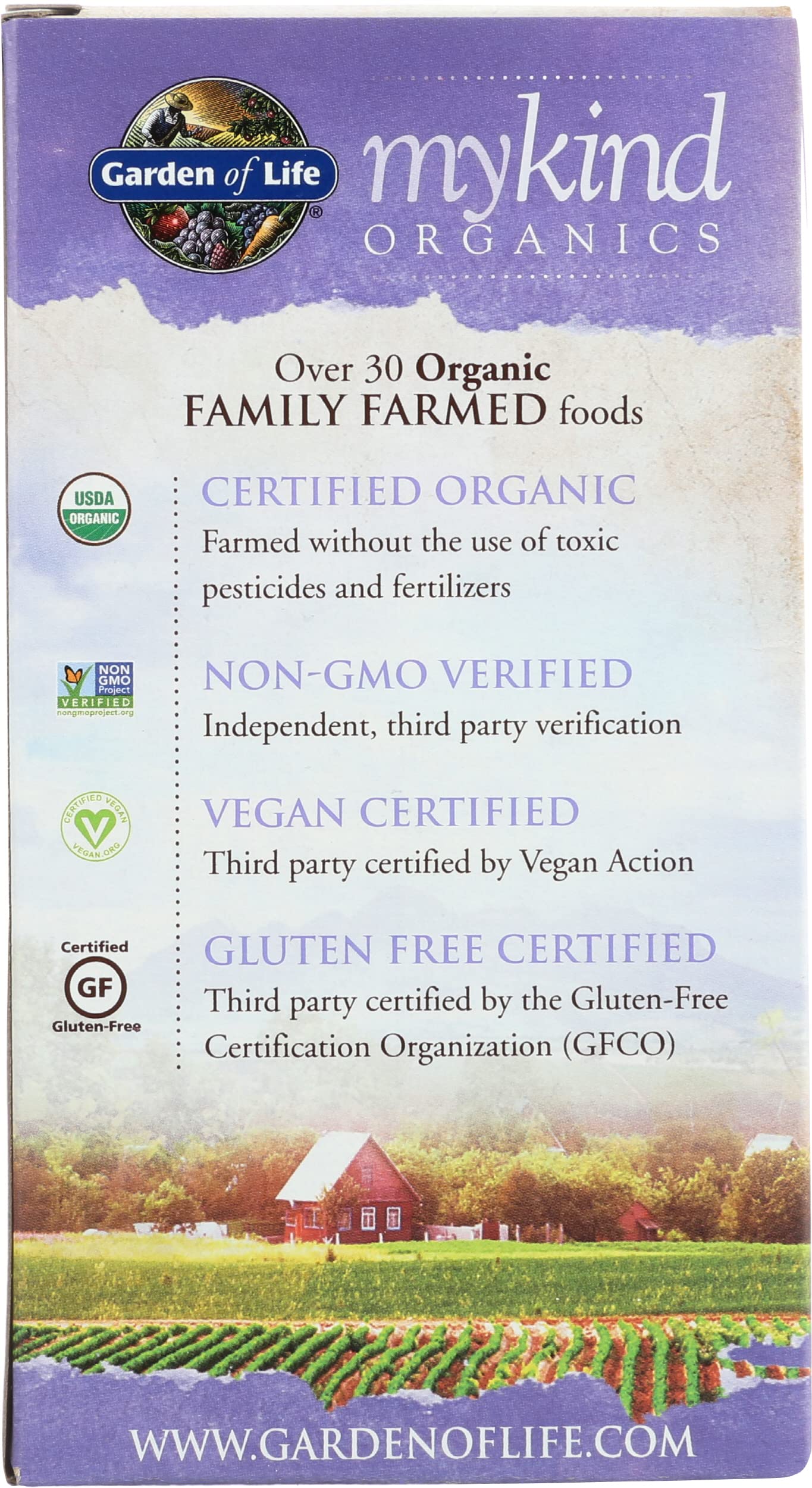 Garden of Life Organic Mykind Prenatal Multivitamin, 216 CT Garden of Life