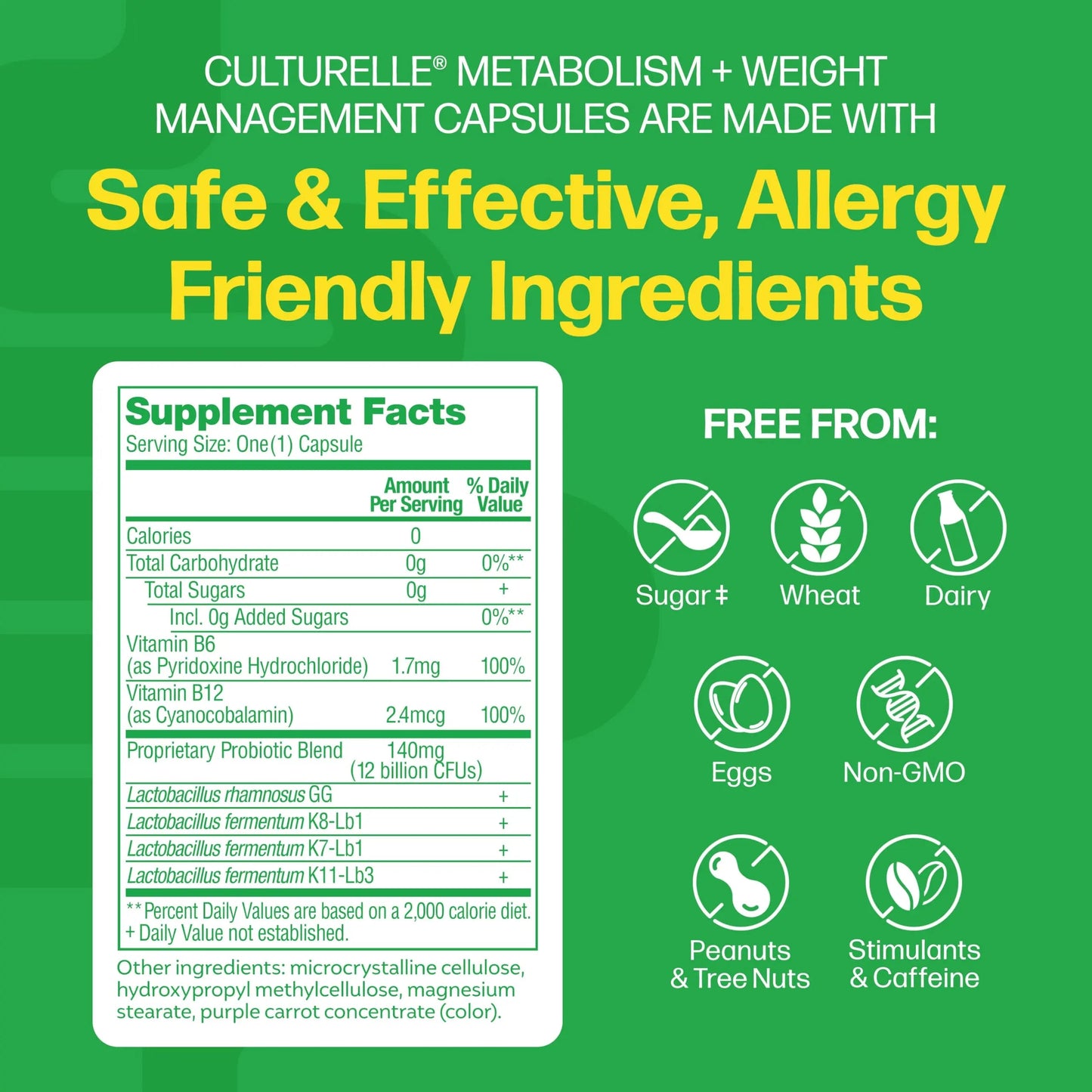 Culturelle Metabolism + Weight Management with SlimBiotics® Probiotic Capsules – 30 Count – Helps Safely Manage Weight - Promotes Healthy Metabolism and Physical & Mental Energy Culturelle buy supplements Au
