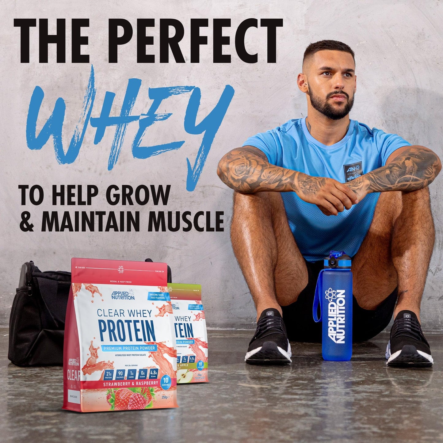 Applied Nutrition Clear Whey Isolate - Whey Protein Isolate, Refreshing High Protein Powder Applied Nutrition