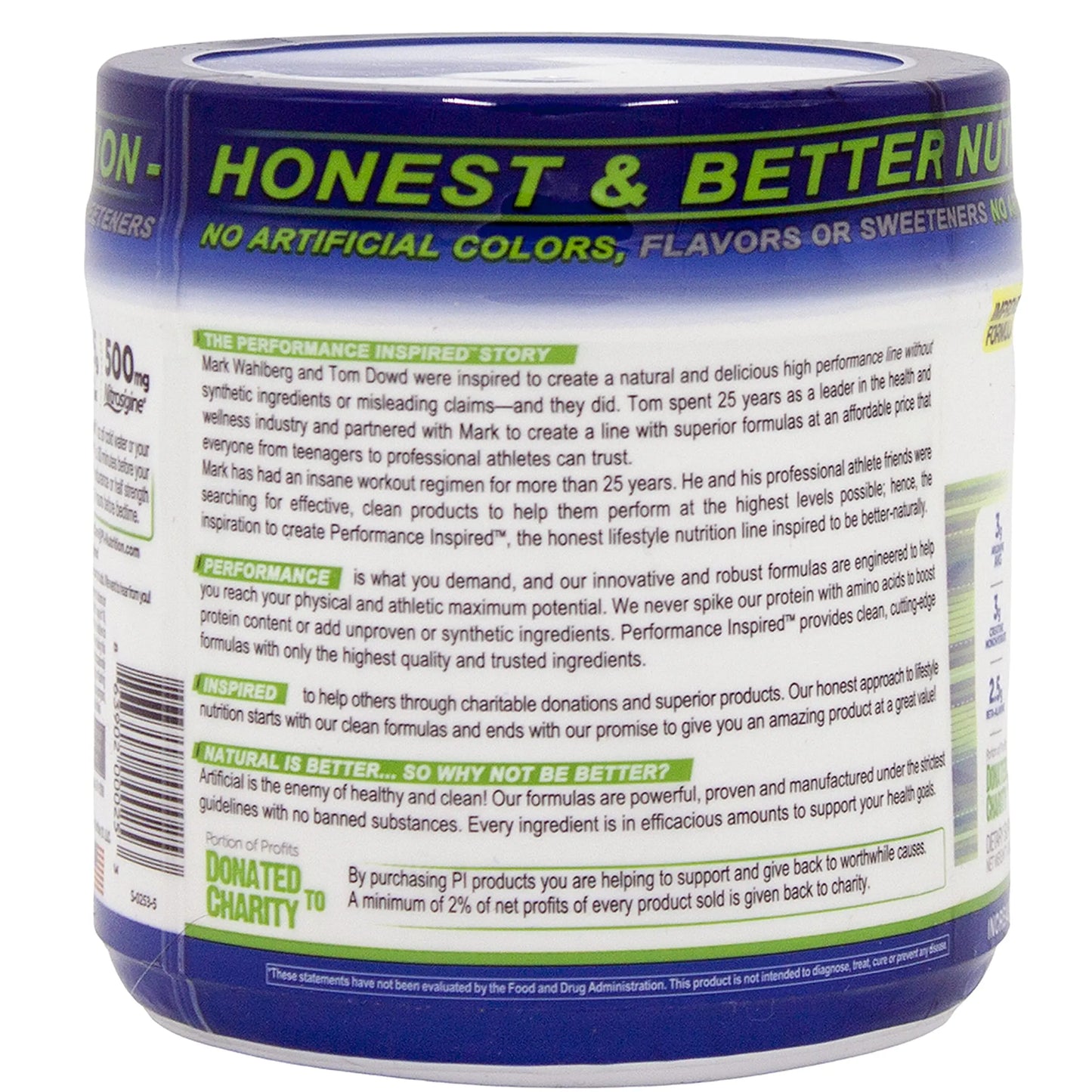 Performance Inspired Nutrition PreWorkout Powder - All Natural - G-Free & Vegan Formula PERFORMANCE INSPIRED