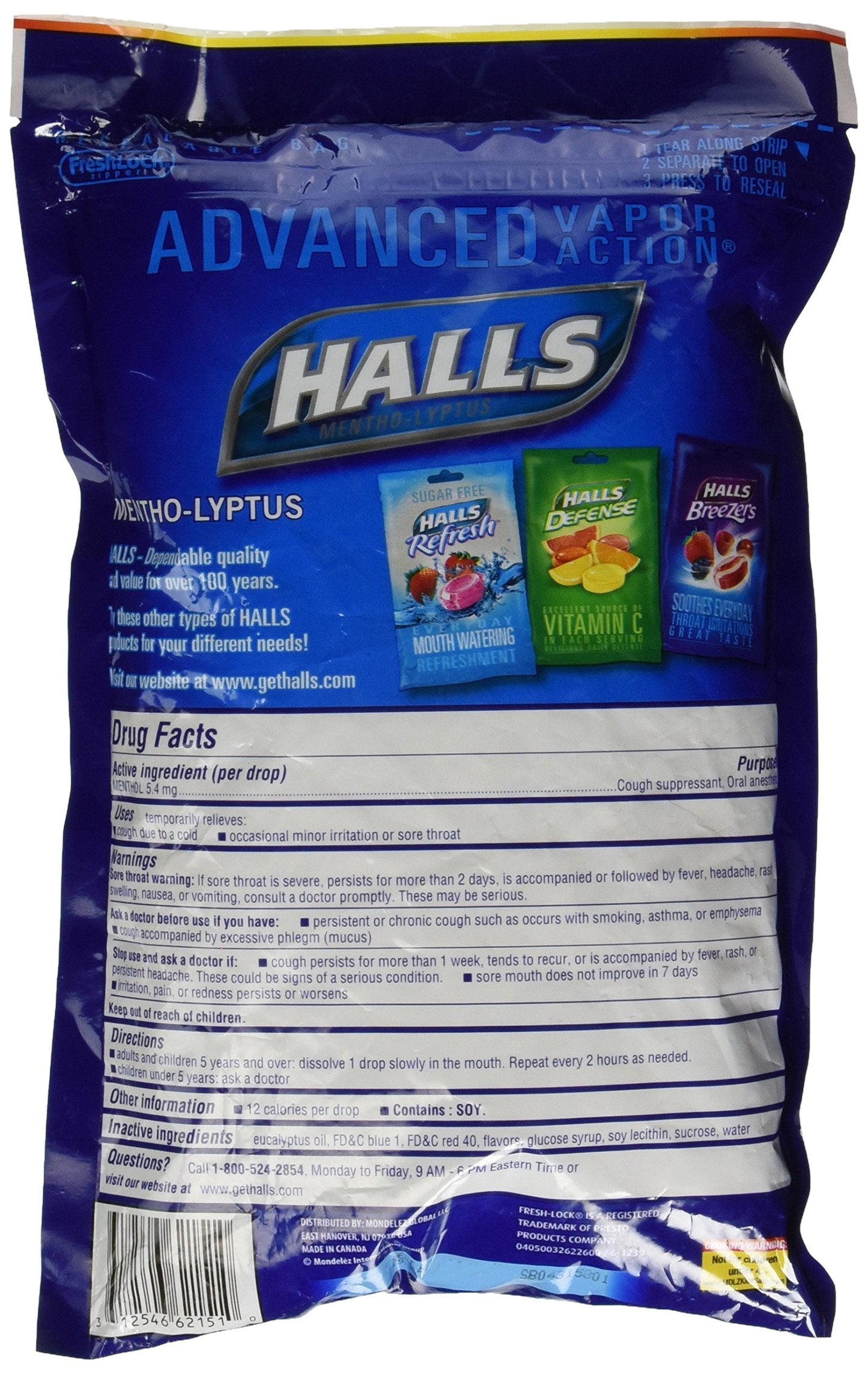 Halls Mentho-Lyptus - 200 drops Halls buy supplements Au