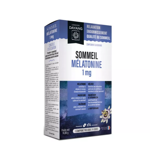 DAYANG Sommeil Plantes + Melatonine 14 comprimés