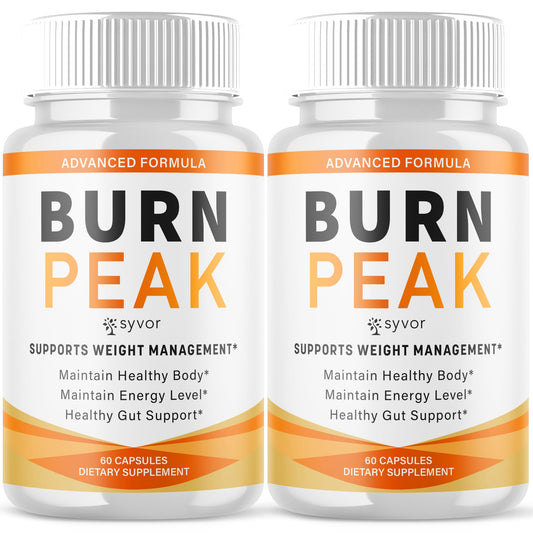 (2 Pack) Burn Peak Capsules, Official Burnpeak Pink Salt Pills with All Natural Ingredients, Advanced BurnPeak Health Supplement with Premium Vitamins for Active Lifestyle Support (120 Capsules) - ElitePharmaCare