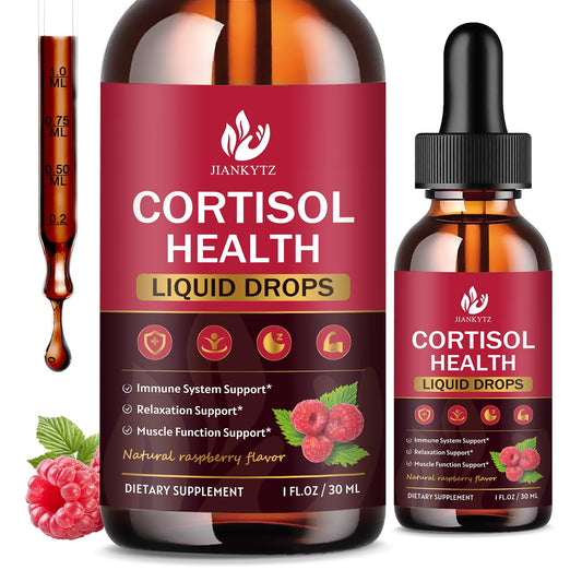 (2 Pack) Cortisol Liquid Drops for Women - Balanced Cortisol, Hormone Balance Support, Cortisol Supplements for Women with Magnesium Complex, Rhodiola Rosea, Ashwagandha, Sugar-Free, 1 Fl Oz - ElitePharmaCare