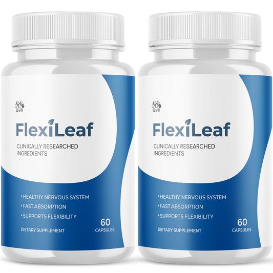 (2 Pack) Flexileaf Capsules, Official Flexileaf Pills with All Natural Ingredients, Advanced Health and Overall Wellness Multivitamin Supplement Maximum Strength Support Formula (120 Capsules) - ElitePharmaCare