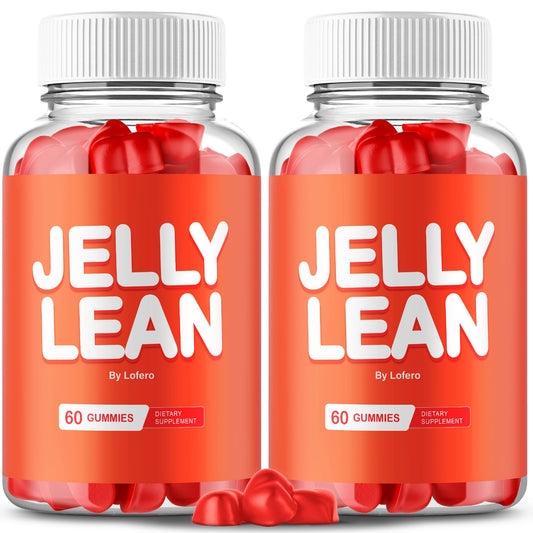 (2 Pack) Jelly Lean Gummies, JellyLean Gummys Loss Support Formula, Premium All-Natural Ingredients Advanced Maximum Strength for Overall Health & Wellness Supplement - ElitePharmaCare