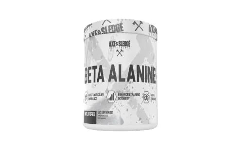 Axe & Sledge Supplements Beta Alanine Basics Powder, Supports Endurance, Performance Axe & Sledge