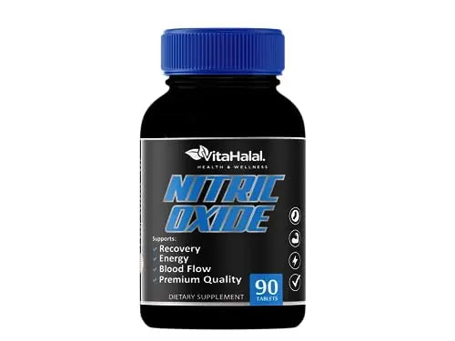 VitaHalal Nitric Oxide Supplement - Powerful Nitric Oxide Booster for Men to Support Blood VitaHalal