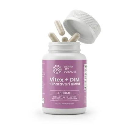 SIERRA LIFE SCIENCES Hormonal Balance Blend for Women – Vitex, DIM, Shatavari + Adaptogenic Support – Menstrual & Menopause Relief – Vegan, Clean-Label Formula – 4600mg – (Pack of 2) SIERRA LIFE SCIENCES buy supplements Au
