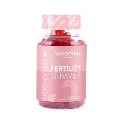 Novomins Fertility Gummies - Fertility Supplements for Women Trying to Conceive–25 Essential Vitamins Novomins