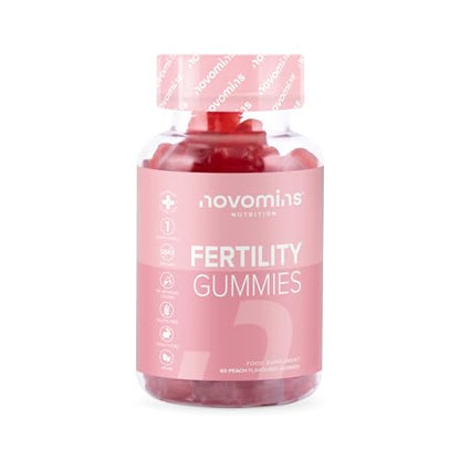 Novomins Fertility Gummies - Fertility Supplements for Women Trying to Conceive–25 Essential Vitamins Novomins