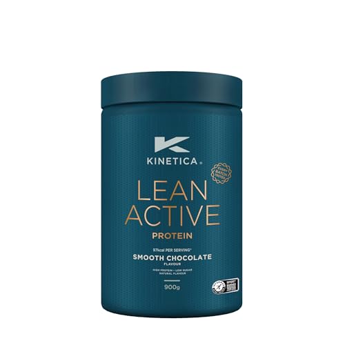 Kinetica Lean Protein Powder, Low Calorie, Grass Fed Whey, 36 Servings, Smooth Chocolate, 900g Kinetica