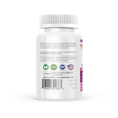 OvaPeak (60 Vegeterian Capsules) | Prenatal and Pre-Conception Vitamin to Support Women TRIOMEDICA