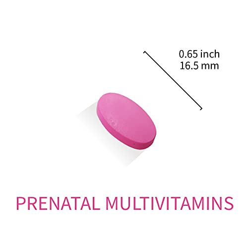 Lovita Prenatal Vitamins with Iron 27 mg, Folic Acid 800mcg & Calcium, Vegan Prenatal Vitamins Lovita