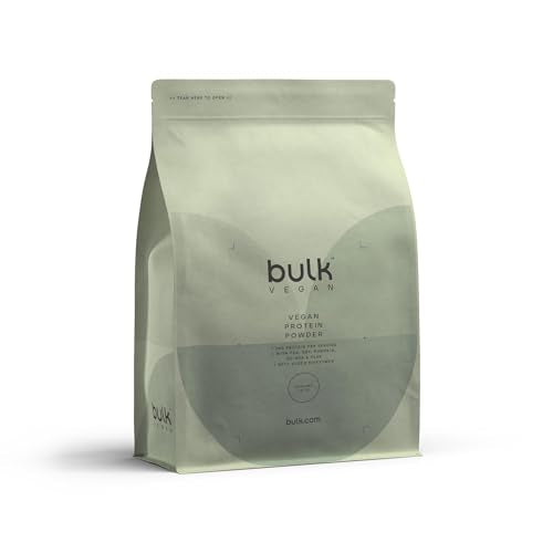 Bulk Vegan Protein Powder, Caramel Latte Flavour, 500 g, New & Improved Formula, 14 Servings Bulk
