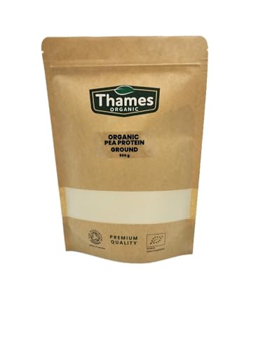 Thames Organic Organic Pea Protein Ground - Premium Vegan Supplement for Muscle Growth & Dietary Plans 250g Thames Organic