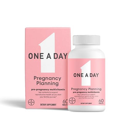 One A Day Pregnancy Planning Prenatal Multivitamin for Women, Pre Pregnancy Vitamins ONE A DAY