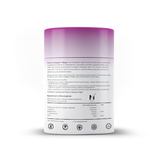 Pura Collagen Powdered Double Chocolate and Salted Caramel Supplement Pura CollagenBuy Supplements Australia
