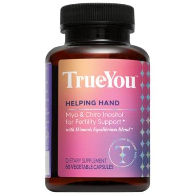 TrueYou Helping Hand-with Caronositol Fertility - Myo & Chiro Inositol for Fertility Support TrueYou