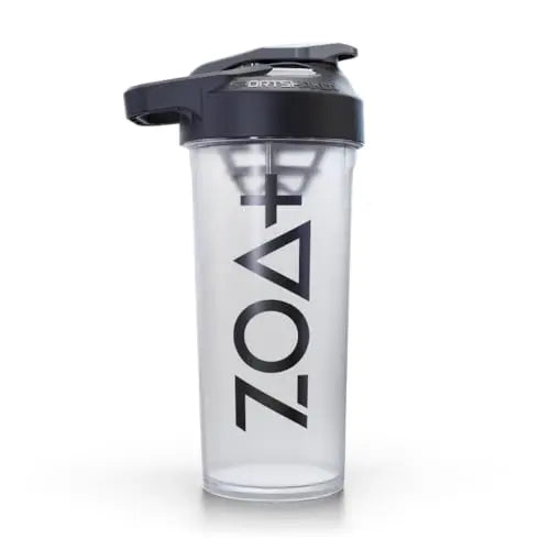 ZOA+ Pre-Workout Powder & Shaker Bottle Bundle, Fruit Punch ZOA
