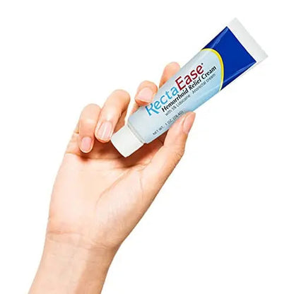 RectaEase 5% Lidocaine Hemorrhoid Topical Relief Cream, Rapid Numbing for Itching & Burning, Extra Strength Anorectal Treatment for Sensitive Areas, Advanced Formula for Fast Soothing Care, 1 oz Tube RectaEaseBuy Supplements Australia