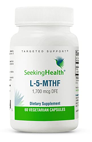 Seeking Health L-5-MTHF, Supports Healthy Methylation, Easily Absorbed Methyl Folate Supplement Seeking Health