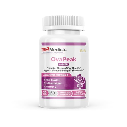 OvaPeak (60 Vegeterian Capsules) | Prenatal and Pre-Conception Vitamin to Support Women TRIOMEDICA