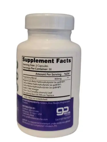 (2 Pack) Trim Life Labs Keto Pills Includes Apple Cider Vinegar Patented goBHB Justified Laboratories