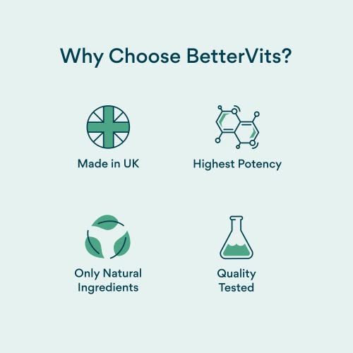 Bettervits Collagen Complex | 1000mg Hydrolyzed Capsules | Skin | Hair | Nails | Joints | Hydrates & Smooths | With Hyaluronic Acid & Vitamin E BettervitsBuy Supplements Australia