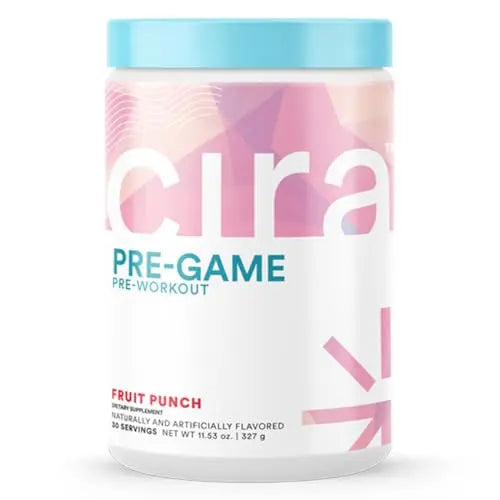 Cira Pre-Game Pre Workout Powder for Women - Preworkout Energy Supplement for Nitric Cira