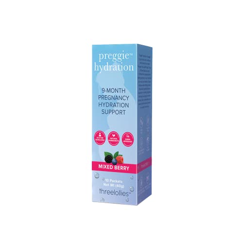 Three Lollies Preggie Hydration Sticks – Doctor Developed Electrolyte Packets Three Lollies