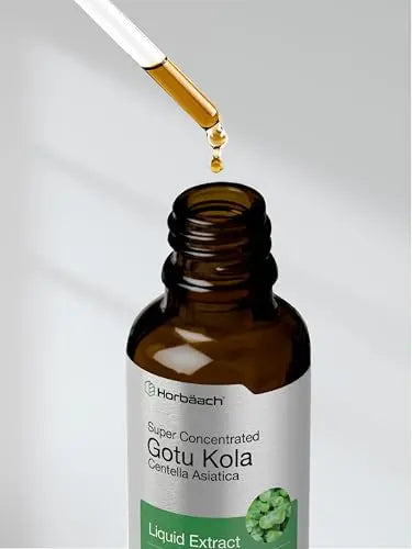 Gotu Kola Extract | 2 fl oz | Alcohol Free | Super Concentrated Liquid Herb Supplement Horbäach