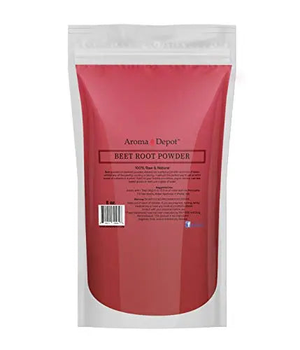Beet Root Powder 8 oz. by Aroma Depot Raw & Non-GMO I Vegan & Gluten Free I Nitric Aroma Depot
