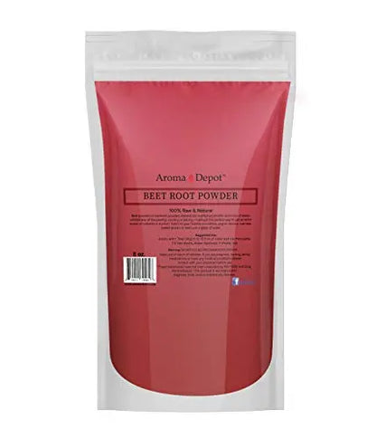 Beet Root Powder 8 oz. by Aroma Depot Raw & Non-GMO I Vegan & Gluten Free I Nitric Aroma Depot