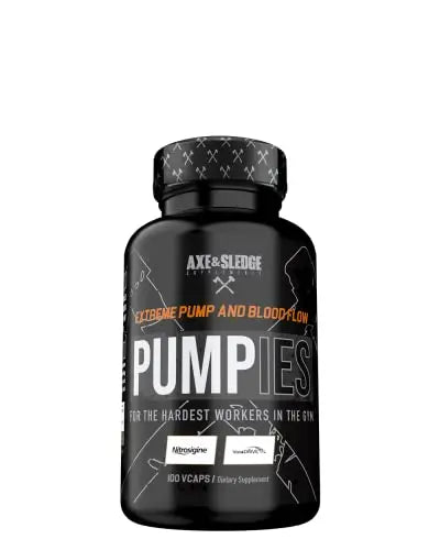 Axe & Sledge Supplements PUMPIES Nitric Oxide Booster with VasoDrive-AP and Nitrosigin Axe & Sledge