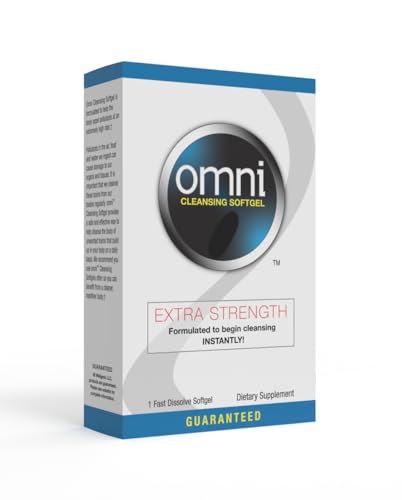 Wellgenix Omni Herbal Detox Cleanse Softgel: Fast Acting Body Detox, Quick Flush Toxin Removal