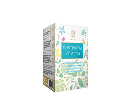 ACTIF Postnatal Vitamin with 25+ Organic Vitamins and Organic Herbs, Nursing and Lactation Supplement ACTIF