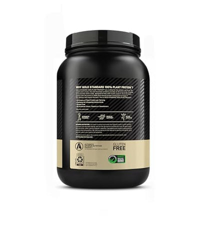 Optimum Nutrition Gold Standard 100% Plant Based Protein Powder, Gluten Free, Vegan Optimum NutritionBuy Supplements Australia