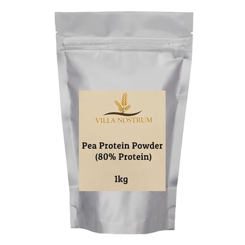 Pea Protein Powder 1kg (80% Pure Plant Protein) by Villa Nostrum villa nostrum