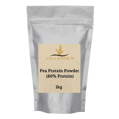 Pea Protein Powder 1kg (80% Pure Plant Protein) by Villa Nostrum villa nostrum