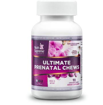 Nutri Supreme Research Ultimate Prenatal Chews with Folate 90 Chews Nutri-Supreme Research