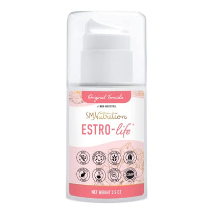 Estrogen Estriol Cream (84 Servings, 3.5oz Pump) 175mg of USP Micronized Estriol SMNutrition