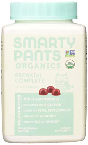 SMARTYPANTS Organic Complete Prenatal Gummies, 120 CT SmartyPants