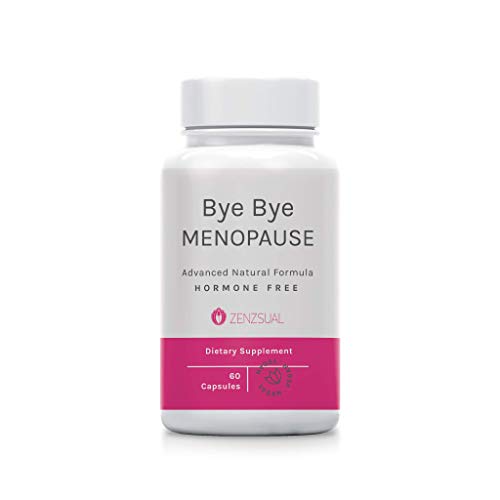 ZENZSUAL Bye Bye Menopause, 60 Capsules – Supplement for Women, Support reducing Hot Flashes ZENZSUAL
