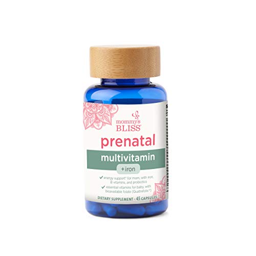 Mommy's Bliss Prenatal Multivitamin with Iron and Folic Acid, Supports Baby Development Mommy's Bliss