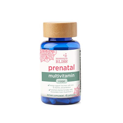Mommy's Bliss Prenatal Multivitamin with Iron and Folic Acid, Supports Baby Development Mommy's Bliss